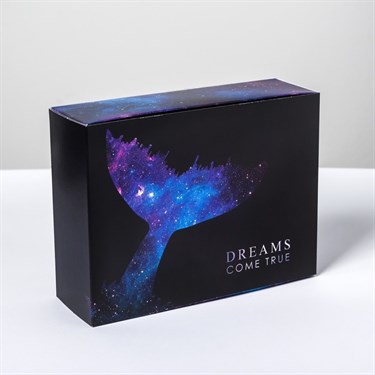 Коробка складная «Dreams come true», 20 × 15 × 8 см - фото 52555
