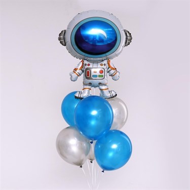 Букет из шаров «Космонавт», фольга, латекс, набор 7 шт. - фото 53360