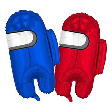 Фольгированные шары «Космонавтики», набор 2 шт., цвет красный, синий - фото 54918