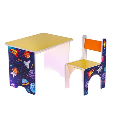 Комплект детской мебели «Космос», стол + стул - фото 55853