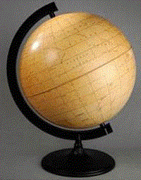 Глобус Луны d 210 мм с подсветкой - фото 63710