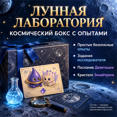 Набор-сюрприз «Лунная лаборатория» — космический бокс с опытами DP-LL-01-ST
