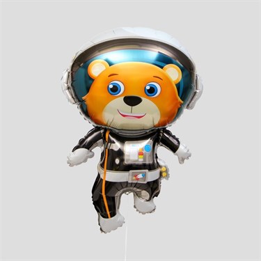 Шар фольгированный 34" «Медвежонок - космонавт»
