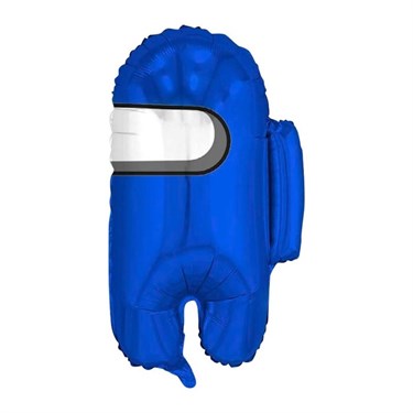 Шар фольгированный 26" «Космонавтик», фигура, цвет синий