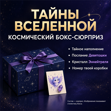 Набор-сюрприз «Тайны Вселенной» — космический подарочный бокс с секретным содержимым DP-SB-01-ST