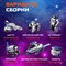 Конструктор «Звёздный флот», 7 в 1, работает от солнечной батареи 1824303