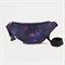 Поясная сумка на молнии, наружный карман, цвет фиолетовый - фото 53056