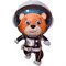 Шар фольгированный 35" «Медвежонок-космонавт», фигура - фото 53398