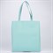 Сумка-шопер без молнии, без подкладки, с липучками, цвет голубой 7353157