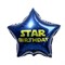 Фольгированный шар 18" «Стар» звезда, с подложкой 9281231
